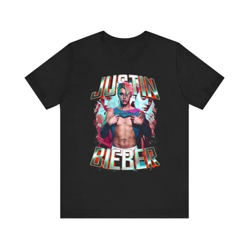 Justin Bieber Pop Star Graphic T Shirt Retro 90s Graphics Unisex T-shirt